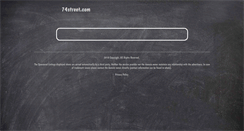 Desktop Screenshot of 74street.com